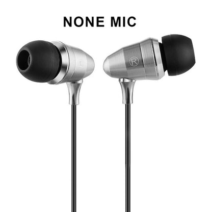 SZKOSTON Metal In-ear Earphone Professional Sound Quality Heavy bass headphones with mic For Mobile Phone PC Xiaomi iPhone