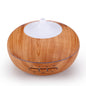 Automatic microwave sensor 300ml Aroma Diffuser Essential Oil Diffuser Aromatherapy Mist Maker with 7 Color LED Light Wood grain