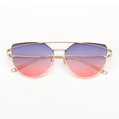 ROYAL GIRL High Quality Vintage Women Sunglasses Metal Frame Cat eye Sun glasses Ombre Shades ss720