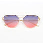 ROYAL GIRL High Quality Vintage Women Sunglasses Metal Frame Cat eye Sun glasses Ombre Shades ss720