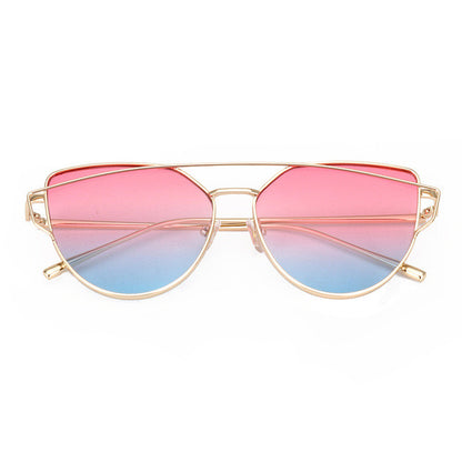 ROYAL GIRL High Quality Vintage Women Sunglasses Metal Frame Cat eye Sun glasses Ombre Shades ss720