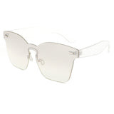 ROYAL GIRL Rimless Sunglasses Women Vintage acetate frame unique style summer shades SS656
