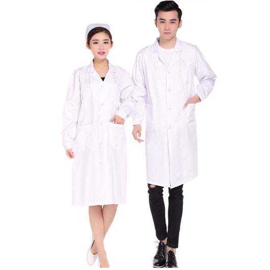 Thick section of the doctor clothes white coat men and women doctor clothes Nurse uniforms experimental drugst Work clothes