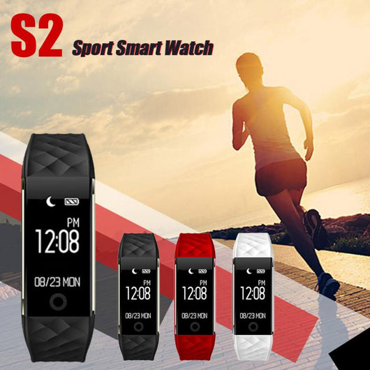Wholesale High QualityBluetooth Sport 4.0 LED Waterproof Smart Wrist Pedometer Watch Gift#