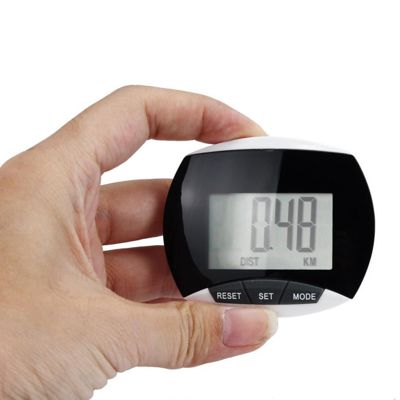 3 in 1 Waterproof LCD Run Step Pedometer Walking distance Calorie Step Counter Fitness Run Motion Counter Pedometer#FC21