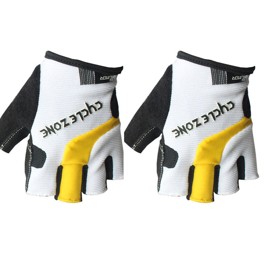 Pro Cycling Camping Hiking Gel Half Finger Gloves Bicycle Cycling Silicone Half Finger Fingerless Gloves Protecter