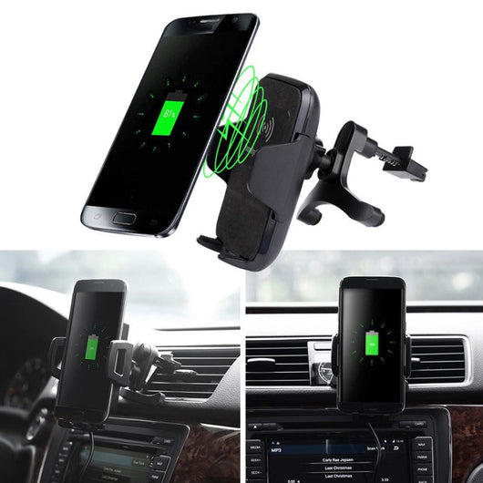 Car-charger Mount Wireless Charger Vehicle Dock Charging Stand Dock  usb Charger for Samsung Galaxy S8 / S8 Plus#25