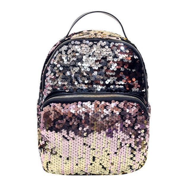 women's backpack School Bag Sequins Travel Bags Ladies Backpack mochila feminina #LRYW