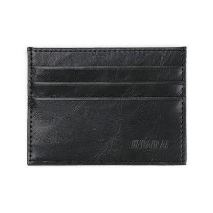 JINBAOLAI Men Card Holder Business Mens Simple PU Leather skin Credit ID Card Slim Purse Mens Wallet#YHYE