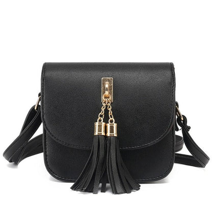 Women Messenger Shoulder Handbag With Tassel