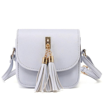 Women Messenger Shoulder Handbag With Tassel