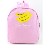 Women Fashion Canvas Backpack Fruit Banana Travel Satchel School Bag #LREW