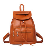 2016 Women Backpack Bags Rucksack Women's Backpack Travel Leather bag Women Shoulder School Bag mochila feminina #YW