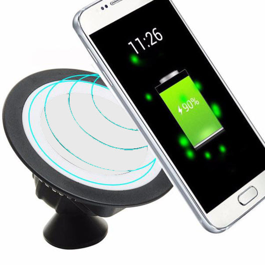2017 Universal Holder Qi Wireless Charger Pad Dock 360 Rotating Mount Car Holder Charging Pad For Cell Phone #30