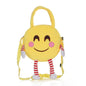 Xiniu Cute Kids Emoticon Shoulder School Villus Bag Shoulder Bag for teenage girls school bags emoji face Dropshipping #6m