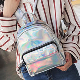 woman backpack 2017 leather  small backpacks for teenage girls School bags Travel Shoulder Bag #6M