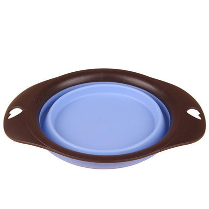 2016 pet dog products Non-toxic Silicone Folding Pet Bowl Outdoors mascotas roupa de cachorro