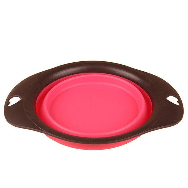 2016 pet dog products Non-toxic Silicone Folding Pet Bowl Outdoors mascotas roupa de cachorro