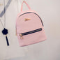 2016 Fashion Women's Backpack New Zipper Solid Double shoulder Bags Travel Small School Rucksack