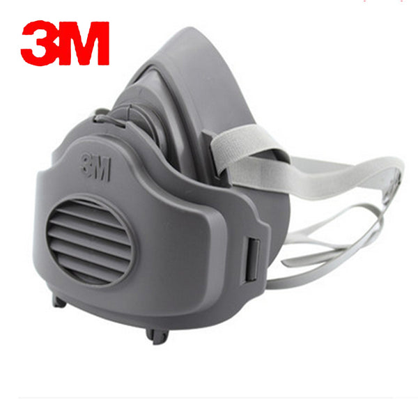 3M 3200+10pc3701CN Filter cotton Half Face GAS Mask Respirator Safety Protective Face Mask Anti Dust  Anti Organic Vapors