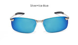 Male Night Vision Goggles Polarized Men's Sunglasses Brand Designer Rimless Driving Sun Glasses