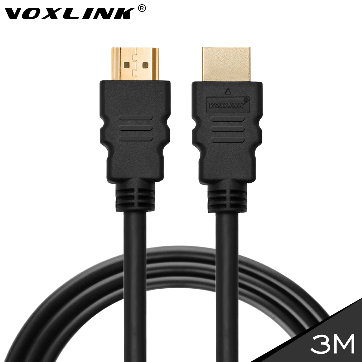 VOXLINK 3M/10FT 2160P HDMI 2.0 CABLE 24K Gold Plated with Ethernet 4Kx2K For PS3 PS4 ROKU 3 XBOX