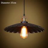 American Retro Industrial Wind Style Pendant Lights Creative Rustic Style Hanging Lamps Bar Cafe Restaurant Iron e27