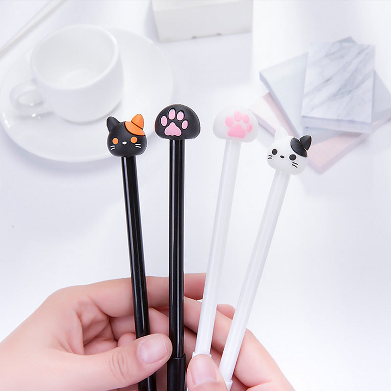 Cat's paw Cute cat animal gel pen kawaii stationery pens canetas material escolar office school supplies papelaria