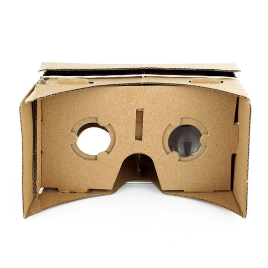 Ulter Clear DIY Cardboard 3D VR Virtual Reality Glasses For Smartphone High quality DIY Magnet Google Cardboards Glasses