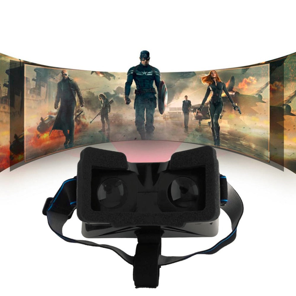 High Quality 3D Virtual Reality VR Glasses Movie Film Video for 3.5-5.6" Mobile PhoneHot Wholesale