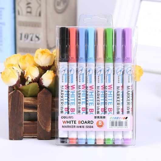 48 pcs/Lot Colorful whiteboard marker Erasable pen for White board Stationery Office School supplies arcador pizarra blanca 6973