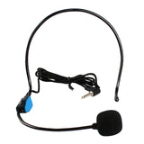 3.5mm Professional Wired Microphone Teacher Tour Guide Meeting Hands Free Headset Microphone Mic System Megaphone Speaker