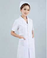 women Short-sleeve Medical Coat Clothing Physician Services Uniform Nurse Clothing Protect lab coats Cloth new 3 colour