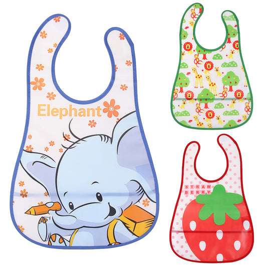 Unisex Baby Bibs Waterproof Cute Cartoon Boys Girl Lunch Burp Clothes Care for Babies Feeding Towel Bibs Apron Babador