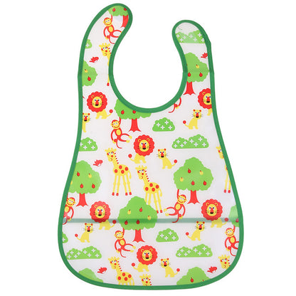 Unisex Baby Bibs Waterproof Cute Cartoon Boys Girl Lunch Burp Clothes Care for Babies Feeding Towel Bibs Apron Babador