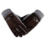 Fashion Women Men Winter Warm Motorcycle Ski Snow Snowboard Gloves Warm Cashmere Lining Tactical Gloves