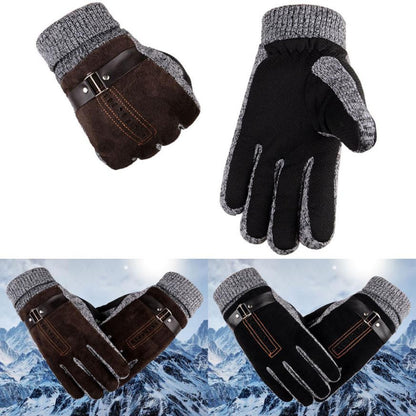 Fashion Women Men Winter Warm Motorcycle Ski Snow Snowboard Gloves Warm Cashmere Lining Tactical Gloves