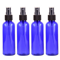 4PC/set 100ml Blue Empty Spray Bottle Plastic  Sprayer Bottles Perfume Container Refillable Cosmetic Atomizer For Tarvel Gift