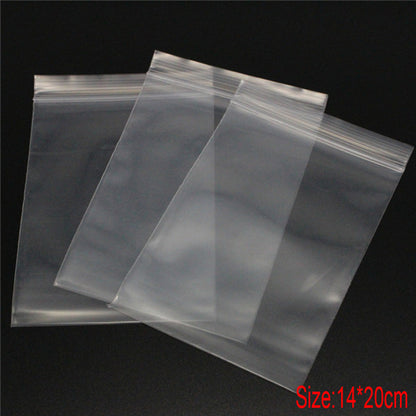 Lucia crafts Multi Sizes Option DIY  Transparent  Bags Storage Bag Zip lock Reclosable PP Plastic Poly  19010022