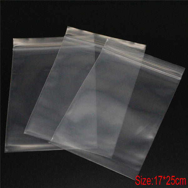 Lucia crafts Multi Sizes Option DIY  Transparent  Bags Storage Bag Zip lock Reclosable PP Plastic Poly  19010022