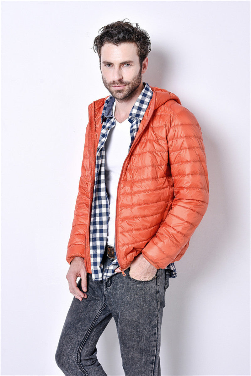 White Duck Down Jacket Men