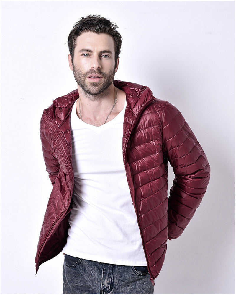 White Duck Down Jacket Men