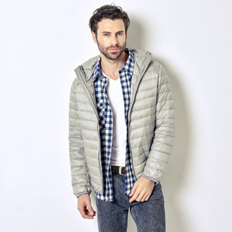 White Duck Down Jacket Men