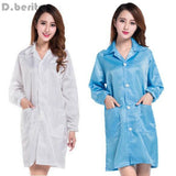 Women Medical Clothing ESD-Safe Shield Anti-static Dustproof LAB Smock Clothes Unisex Coats Work Wear Working Uniforms DAJ9116