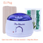 Warmer Wax Heater SPA Hand Epilator Paraffin Wax Machine Temperature Control Depilatory Hair Removal Tool + Hard Wax Bean Sticks