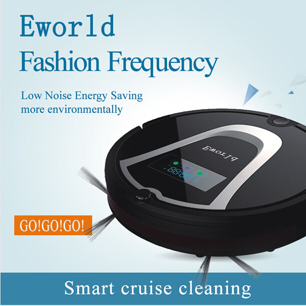 Eworld M884  Smart Wet Robot Vacuum Cleaner Wet and Dry Clean MOP HEPA Filter,Self Charge ROBOT Carpet Sweeper Online Shipping