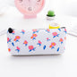 Cute Fresh plants student Pencil Bag papelaria canvas Pencil Case stationery material escolor school supplies