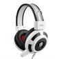 Professional Wired Computer Headphone White Video Games LED Headset Stereo Classic Gamer Earphone with Mic with USB/Dual 3.5mm