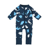 Toddler Girl Clothing Dinosaur Print Zipper Rompers Jumpsuit Outfits Baby Clothes 2017 Autumn Cartoon Tracksuit Kids Roupas