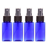 4PC/set 30ml Blue Empty Spray Bottle Plastic Sprayer Bottles Perfume Container Refillable Cosmetic Atomizer For Tarvel Hydrating